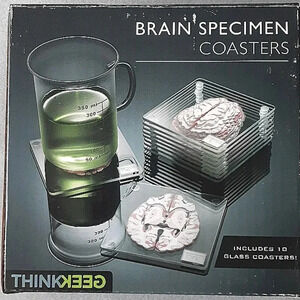 10  Brain specimen coasters